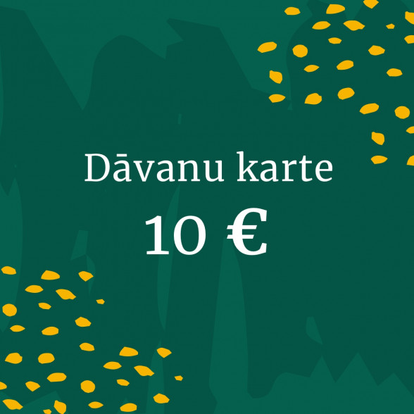 Подарочная карта в интернет-магазине - 10 евро